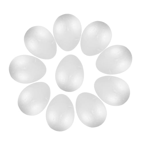 BESPORTBLE 10 Stück DIY Schaumstoff Eier Künstliche Eier für Kreative Bastelprojekte für Ostern und Kreative Gestaltung BESPORTBLE 10 Stück DIY Schaumstoff Eier Künstliche Eier für Kreative Bastelprojekte für Ostern und Kreative Gestaltung von BESPORTBLE