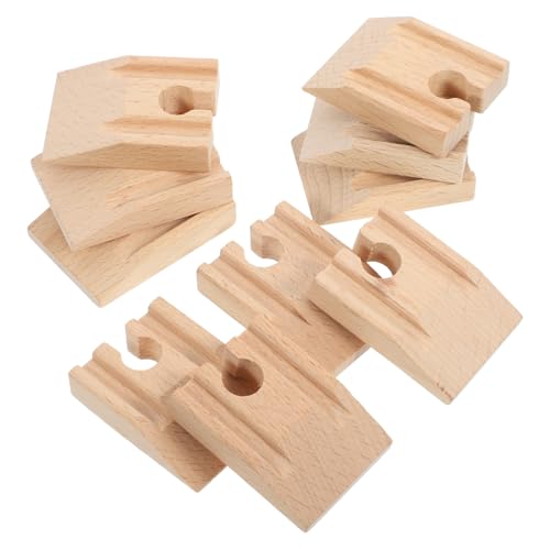 BESPORTBLE 10 Stück Teiliges Holz schienen Konkaver Form Stabile und Langlebige Holzeisenbahn zubehörteile Einfach zu Montieren Geeignet für Modelleisenbahn und Holzspielzeug zubehör BESPORTBLE 10 Stück Teiliges Holz schienen Konkaver Form Stabile und Langlebige Holzeisenbahn zubehörteile Einfach zu Montieren Geeignet für Modelleisenbahn und Holzspielzeug zubehör von BESPORTBLE