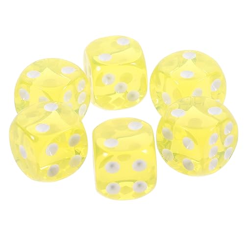 BESPORTBLE 10 Stück Teiliges Transparente Spielwürfel Eckig Sechseitige Würfel aus Acryl für Brettspiele Party und Rollenspiele BESPORTBLE 10 Stück Teiliges Transparente Spielwürfel Eckig Sechseitige Würfel aus Acryl für Brettspiele Party und Rollenspiele von BESPORTBLE