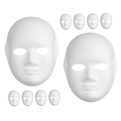 BESPORTBLE 10 Stück Weiße Papiermasken zum Bemalen Leichte Maskerade DIY Vollgesichts masken für Karneval Fasching Halloween Party Atmungsaktive Kostüm masken für Frauen und Kunstprojekte BESPORTBLE 10 Stück Weiße Papiermasken zum Bemalen Leichte Maskerade DIY Vollgesichts masken für Karneval Fasching Halloween Party Atmungsaktive Kostüm masken für Frauen und Kunstprojekte von BESPORTBLE