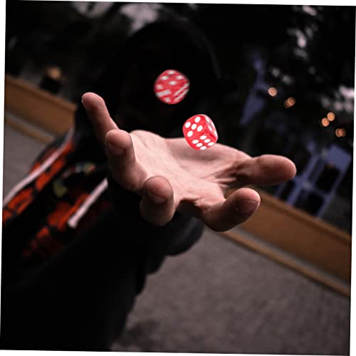 BESPORTBLE 100 Stück Rote Sechsseitige Würfel Robuste Spielwürfel mit Abgerundeten Ecken Leichtes Tragbares Boardgame Zubehör für Party Familie Bar und Brettspiele BESPORTBLE 100 Stück Rote Sechsseitige Würfel Robuste Spielwürfel mit Abgerundeten Ecken Leichtes Tragbares Boardgame Zubehör für Party Familie Bar und Brettspiele von BESPORTBLE