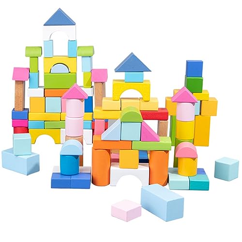 BESPORTBLE 100 Stück Bunte Holzbausteine für Kinder Geometrisches Lernspielzeug Pädagogisches Holzspielzeug für Kleinkinder Fördert Kreativität und Geduld BESPORTBLE 100 Stück Bunte Holzbausteine für Kinder Geometrisches Lernspielzeug Pädagogisches Holzspielzeug für Kleinkinder Fördert Kreativität und Geduld von BESPORTBLE