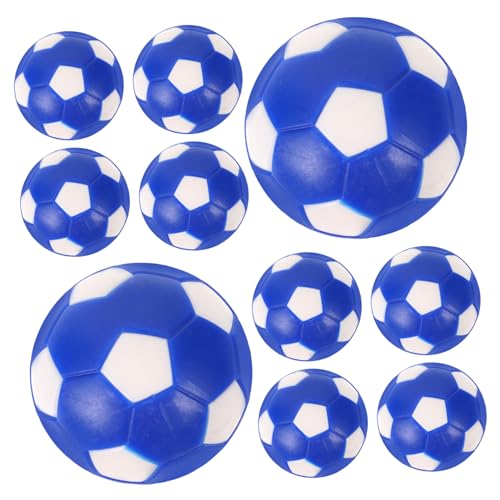 BESPORTBLE 10St Tischfußball Fußballbälle Tischfussball Mini-Tischkicker Fußball Ersatz Bälle für Tischspiele Zubehör für Fußballspiele Tischspiel Fußbälle -Ersatz PVC Blue von BESPORTBLE