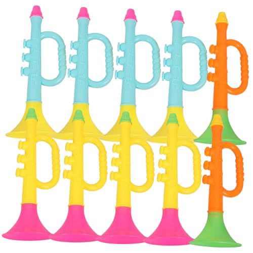 BESPORTBLE 10Stücke Trompete Lerninstrument für Musik und Party Kunststoffblasinstrumente für Kleine Musiker zu Weihnachten und Geburtstagen BESPORTBLE 10Stücke Trompete Lerninstrument für Musik und Party Kunststoffblasinstrumente für Kleine Musiker zu Weihnachten und Geburtstagen von BESPORTBLE
