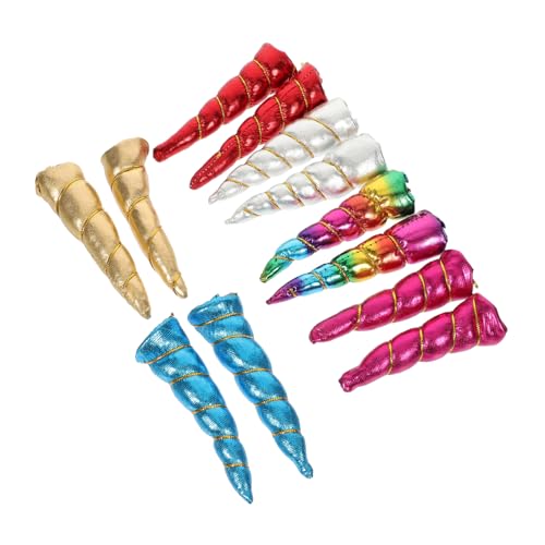 BESPORTBLE 12 Stück Teiliges Einhorn Haarreif mit Glänzenden Hörnern Bunte DIY Accessoires für Kinderparty Kreativer Kopfschmuck für Kostüm und Cosplay BESPORTBLE 12 Stück Teiliges Einhorn Haarreif mit Glänzenden Hörnern Bunte DIY Accessoires für Kinderparty Kreativer Kopfschmuck für Kostüm und Cosplay von BESPORTBLE