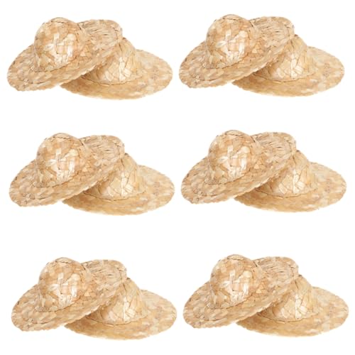 BESPORTBLE 12 Stück Teiliges Handgewebter Mini Strohhüte für Puppen Kleine Leichte Bastelhüte für DIY Dekoration Puppenzubehör und Kreative Handwerksprojekte BESPORTBLE 12 Stück Teiliges Handgewebter Mini Strohhüte für Puppen Kleine Leichte Bastelhüte für DIY Dekoration Puppenzubehör und Kreative Handwerksprojekte von BESPORTBLE