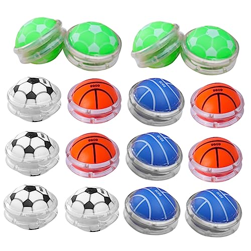 BESPORTBLE 12 Stück Teiliges Yo Yo Ball aus Robustem Kunststoff Tragbar Spielerisch Fingerfertigkeit Trainierend mit Zufälligen Fußball und Basketballmotiven für Outdoor BESPORTBLE 12 Stück Teiliges Yo Yo Ball aus Robustem Kunststoff Tragbar Spielerisch Fingerfertigkeit Trainierend mit Zufälligen Fußball und Basketballmotiven für Outdoor von BESPORTBLE