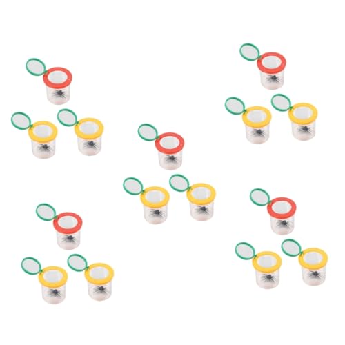 BESPORTBLE 15 Stck. Insekten Beobachtungsdosen mit Lupe Kunststoff Rundbehälter mit Vergrößerungsglas Outdoor Lernspielzeug für Naturforscher Mädchen Jungen Insekten Details Machen BESPORTBLE 15 Stck. Insekten Beobachtungsdosen mit Lupe Kunststoff Rundbehälter mit Vergrößerungsglas Outdoor Lernspielzeug für Naturforscher Mädchen Jungen Insekten Details Machen von BESPORTBLE