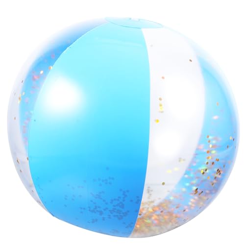 BESPORTBLE 15 Stück Glitzer Wasserball Mit Pailletten Strandball Pailletten Wasserball Aufblasbarer Strandball Wasser Volleyball Pool Aufblasbarer Strand Volleyball Fußball Spielzeug von BESPORTBLE