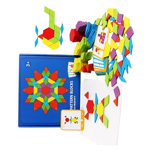 BESPORTBLE 155 Stück Teiliges Geometrisches Holzpuzzle Buntes Tangram Lernspielzeug für Hand Auge koordination und Kognitiver Entwicklung Kindgerecht und Sicher BESPORTBLE 155 Stück Teiliges Geometrisches Holzpuzzle Buntes Tangram Lernspielzeug für Hand Auge koordination und Kognitiver Entwicklung Kindgerecht und Sicher von BESPORTBLE