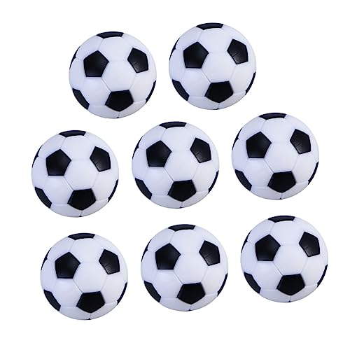 BESPORTBLE 16 STK Tischfußball Mini Kickertisch weißer Fußball Mini-Schwarz-Weiß-Fußball Fußball aus Schaumstoff kunststoffball Table Soccer Fußball Ball Mini-Ersatzfußbälle Black von BESPORTBLE