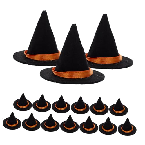 BESPORTBLE 16 Stück Teiliges Mini Hexenhut aus Schwarzem Filz Große Flaschenverschlüsse Robuste Halloween Deko für Party DIY Basteln Puppenhaus Miniatur Hüte Festliche Tischdekoration BESPORTBLE 16 Stück Teiliges Mini Hexenhut aus Schwarzem Filz Große Flaschenverschlüsse Robuste Halloween Deko für Party DIY Basteln Puppenhaus Miniatur Hüte Festliche Tischdekoration von BESPORTBLE