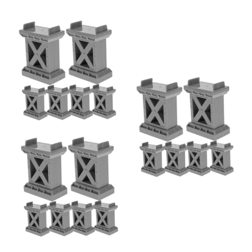 BESPORTBLE 18 Stck. Teiliges Holz Eisenbahn Brückenstützen aus Stabilem Kunststoff Gleiserhöhungen für Bahnstrecken Kompatibel mit Holzschienen für Zugset Zubehör BESPORTBLE 18 Stck. Teiliges Holz Eisenbahn Brückenstützen aus Stabilem Kunststoff Gleiserhöhungen für Bahnstrecken Kompatibel mit Holzschienen für Zugset Zubehör von BESPORTBLE