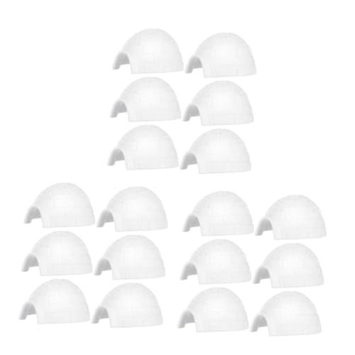BESPORTBLE 18 Teiliges Igloo Modell aus Hochwertigem Kunststoff Detailreiche Mini Figuren Kreative Dekoration für Zuhause Büro Garten als und Lernspielzeug BESPORTBLE 18 Teiliges Igloo Modell aus Hochwertigem Kunststoff Detailreiche Mini Figuren Kreative Dekoration für Zuhause Büro Garten als und Lernspielzeug von BESPORTBLE