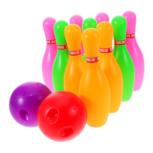 BESPORTBLE 1Satz Bowling Set Bowling Pins und Bälle aus Farbiges Indoor und Outdoor Bowlingspielzeug für Jahren Fördert Motorik und Koordination BESPORTBLE 1Satz Bowling Set Bowling Pins und Bälle aus Farbiges Indoor und Outdoor Bowlingspielzeug für Jahren Fördert Motorik und Koordination von BESPORTBLE