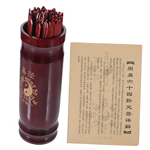 BESPORTBLE 1Satz Chinesische Wahrsagestäbchen mit Eimer Buch Wahrsagespiel Requisiten für Jung und Alt für Familientreffen und Spieleabende BESPORTBLE 1Satz Chinesische Wahrsagestäbchen mit Eimer Buch Wahrsagespiel Requisiten für Jung und Alt für Familientreffen und Spieleabende von BESPORTBLE