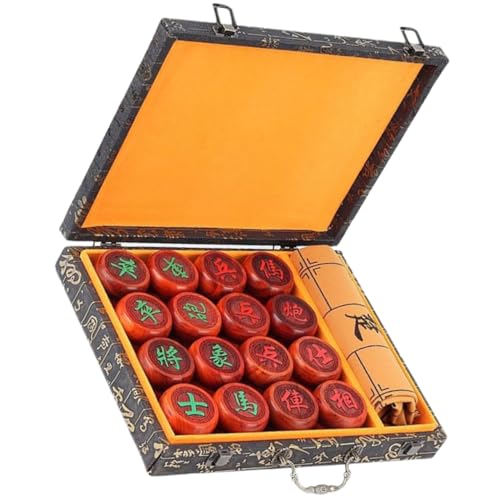 BESPORTBLE 1Satz Chinesisches Schach Set aus Holz mit Spielbrett und Figuren Langlebiges Material für Erwachsene Leicht Tragbar und Praktisch für Zuhause und Unterwegs BESPORTBLE 1Satz Chinesisches Schach Set aus Holz mit Spielbrett und Figuren Langlebiges Material für Erwachsene Leicht Tragbar und Praktisch für Zuhause und Unterwegs von BESPORTBLE