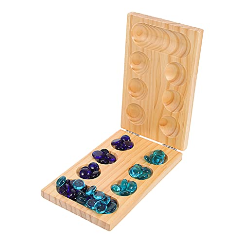 BESPORTBLE 1Satz Faltbares Mancala Spielset aus Holz Intelligentes Strategiespiel für Fördert Denkvermögen und Koordination Familienspiel BESPORTBLE 1Satz Faltbares Mancala Spielset aus Holz Intelligentes Strategiespiel für Fördert Denkvermögen und Koordination Familienspiel von BESPORTBLE