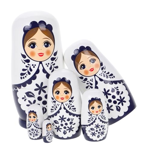 BESPORTBLE 1Satz Handgefertigten Russischen Puppen für Stapelspielzeug mit Einzigartigen Designs für Geburtstage und Feste BESPORTBLE 1Satz Handgefertigten Russischen Puppen für Stapelspielzeug mit Einzigartigen Designs für Geburtstage und Feste von BESPORTBLE