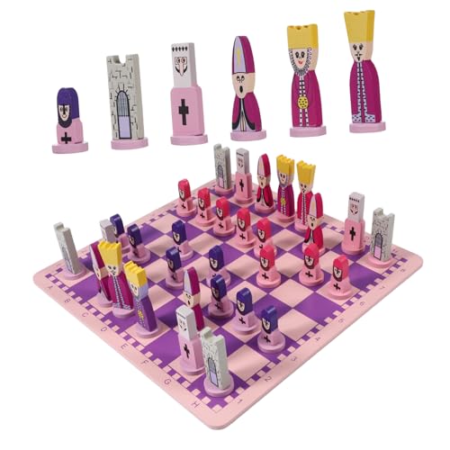 BESPORTBLE 1Satz Reiseschachspiel für Erwachsene Faltbares Schachbrett mit Cartoon Figuren Schach Dame Schachmännchen aus Hochwertigem für Unterwegs BESPORTBLE 1Satz Reiseschachspiel für Erwachsene Faltbares Schachbrett mit Cartoon Figuren Schach Dame Schachmännchen aus Hochwertigem für Unterwegs von BESPORTBLE
