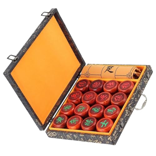 BESPORTBLE 1Satz Schachspiel Set für Erwachsene Traditionelles Chinesisches Schach mit Stabiler Holzbasis und Tragbarem Design für Innen und Außeneinsätze Langlebig und Praktisch BESPORTBLE 1Satz Schachspiel Set für Erwachsene Traditionelles Chinesisches Schach mit Stabiler Holzbasis und Tragbarem Design für Innen und Außeneinsätze Langlebig und Praktisch von BESPORTBLE