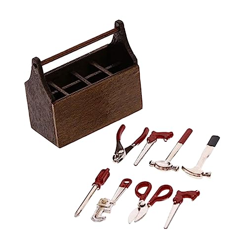 BESPORTBLE Miniatur-werkzeugkoffer Im Maßstab 112 Holz Und Legierung Tiny House Zubehör-Set BESPORTBLE Miniatur-werkzeugkoffer Im Maßstab 112 Holz Und Legierung Tiny House Zubehör-Set von BESPORTBLE