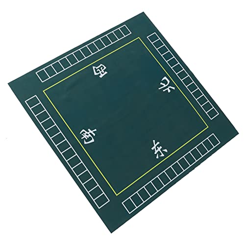 BESPORTBLE Mahjong Tischdecke 1Stück Quadratische Spielmatte Grün rutschfest Dicke Polyester für Brettspiele Langlebig und Schützend Tischschutz für Mahjong und Kartenspiele BESPORTBLE Mahjong Tischdecke 1Stück Quadratische Spielmatte Grün rutschfest Dicke Polyester für Brettspiele Langlebig und Schützend Tischschutz für Mahjong und Kartenspiele von BESPORTBLE