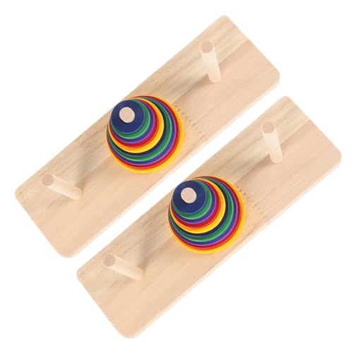 BESPORTBLE 2 Intellektuelles Holzpuzzle Teiliges Farbiges Denkspiel Turm von Hanoi für Erwachsene und Kreatives Logikspiel Vorstellungskraft und Problemlösungskompetenz BESPORTBLE 2 Intellektuelles Holzpuzzle Teiliges Farbiges Denkspiel Turm von Hanoi für Erwachsene und Kreatives Logikspiel Vorstellungskraft und Problemlösungskompetenz von BESPORTBLE