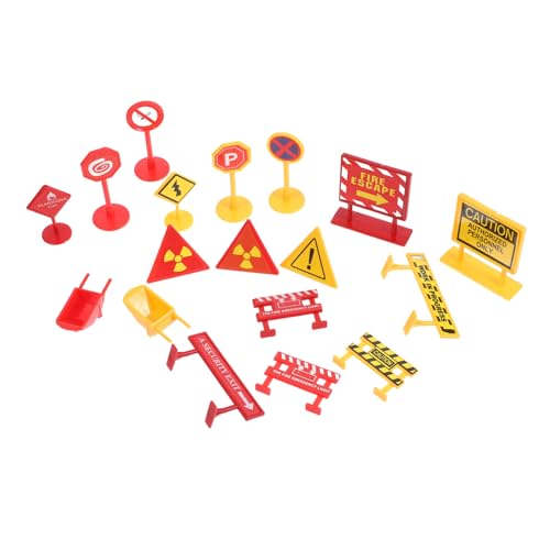 BESPORTBLE 2 Sätze Teiliges Verkehrszeichen Spielset aus Robustem Realistisch Gestaltete Miniatur Verkehrsschilder für Pädagogisches Verkehrsspielzeug in Gelb und Rot für Kreatives Lernen BESPORTBLE 2 Sätze Teiliges Verkehrszeichen Spielset aus Robustem Realistisch Gestaltete Miniatur Verkehrsschilder für Pädagogisches Verkehrsspielzeug in Gelb und Rot für Kreatives Lernen von BESPORTBLE