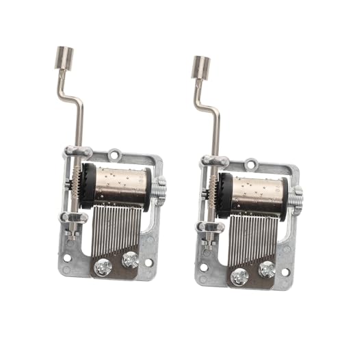 BESPORTBLE 2 Stück Handkurbel Spieluhr Mechanismus Musikbox für DIY Spieldosen Holz Papier Kunststoff Metall Vielseitig Verwendbar BESPORTBLE 2 Stück Handkurbel Spieluhr Mechanismus Musikbox für DIY Spieldosen Holz Papier Kunststoff Metall Vielseitig Verwendbar von BESPORTBLE