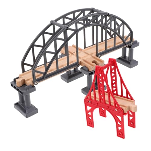BESPORTBLE 2 Stück Holz Eisenbahnbrücke Modell aus Holz und Kleine Zugbrücke mit Brückenpfeilern Zubehör für Holzspielzeug Eisenbahn Kreatives BESPORTBLE 2 Stück Holz Eisenbahnbrücke Modell aus Holz und Kleine Zugbrücke mit Brückenpfeilern Zubehör für Holzspielzeug Eisenbahn Kreatives von BESPORTBLE
