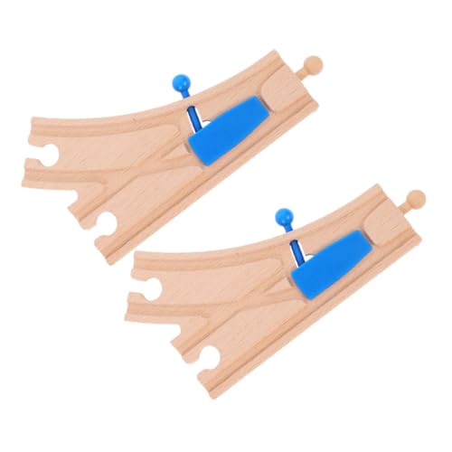 BESPORTBLE 2 Stück Holzeisenbahn Weiche Teiliges Set aus Hochwertigem Holz Kompatibel mit Gängigen Marken Pädagogisches Motorik und Räumlichen Wahrnehmung Vielseitig Kombinierbar für BESPORTBLE 2 Stück Holzeisenbahn Weiche Teiliges Set aus Hochwertigem Holz Kompatibel mit Gängigen Marken Pädagogisches Motorik und Räumlichen Wahrnehmung Vielseitig Kombinierbar für von BESPORTBLE