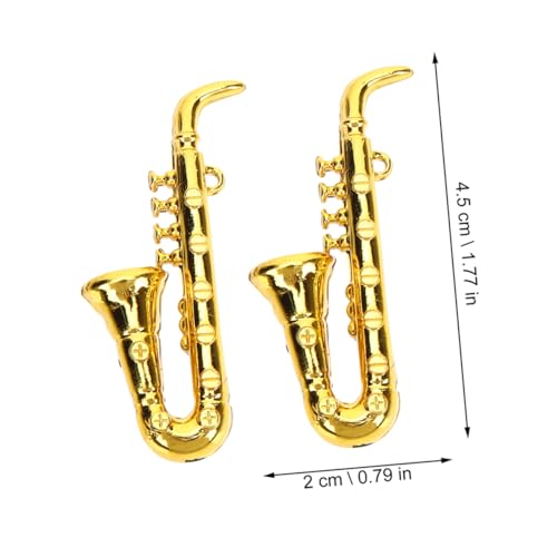 BESPORTBLE 2 Stück Miniatur Saxophon Teiliges Detailgetreu Sichere Materialien Mini Instrument für Puppenhaus Dekoration Sammlerobjekt als Fotorequisite und Miniatur Display BESPORTBLE 2 Stück Miniatur Saxophon Teiliges Detailgetreu Sichere Materialien Mini Instrument für Puppenhaus Dekoration Sammlerobjekt als Fotorequisite und Miniatur Display von BESPORTBLE
