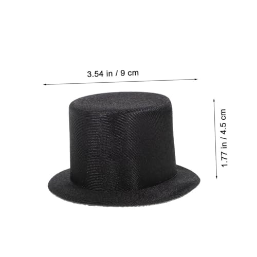 BESPORTBLE 2 Stück Miniatur Schneemann Hut Leichte Handgefertigte Mini Hüte aus Schwarzem Filz und Glänzendem Kleine DIY Bastelmaterialien für Puppen Schneemänner und Dekorative BESPORTBLE 2 Stück Miniatur Schneemann Hut Leichte Handgefertigte Mini Hüte aus Schwarzem Filz und Glänzendem Kleine DIY Bastelmaterialien für Puppen Schneemänner und Dekorative von BESPORTBLE