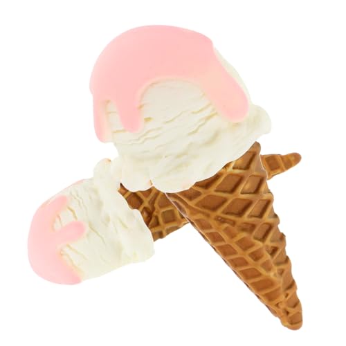 BESPORTBLE 2 Stück Realistische Eiscreme Requisiten Lebensnahe Künstliche Eistüten für Partydekoration Schaufensterdisplay und Fotografie Weiße Eiskugel D BESPORTBLE 2 Stück Realistische Eiscreme Requisiten Lebensnahe Künstliche Eistüten für Partydekoration Schaufensterdisplay und Fotografie Weiße Eiskugel D von BESPORTBLE