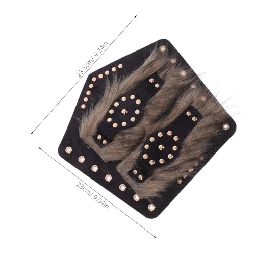 BESPORTBLE 2 Stück Ritterarmband, Kostümzubehör, Armschienen aus Kunstleder für Männer und Frauen, für mittelalterliches Cosplay, Bogenschießen und historische Party-Verkleidungen, Hellbraun BESPORTBLE 2 Stück Ritterarmband, Kostümzubehör, Armschienen aus Kunstleder für Männer und Frauen, für mittelalterliches Cosplay, Bogenschießen und historische Party-Verkleidungen, Hellbraun von BESPORTBLE