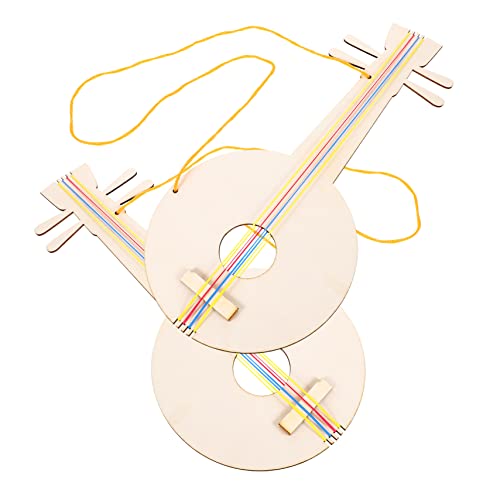 BESPORTBLE 2 Stück Teiliges DIY Holzgitarren für Unbemalte Holz Gitarren zum Bemalen und Gestalten Kreatives Graffiti Glatte Oberfläche Robustes Material Bastelspielzeug für Jungen und BESPORTBLE 2 Stück Teiliges DIY Holzgitarren für Unbemalte Holz Gitarren zum Bemalen und Gestalten Kreatives Graffiti Glatte Oberfläche Robustes Material Bastelspielzeug für Jungen und von BESPORTBLE