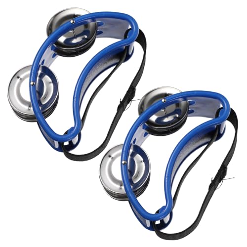 BESPORTBLE 2 Stück Teiliges Fußtamburin mit Jingle Bells Percussion Instrument für Ab Jahr Tragbar Bunte Fußschellen für Musikspiele Partys und Rhythmische Früherziehung BESPORTBLE 2 Stück Teiliges Fußtamburin mit Jingle Bells Percussion Instrument für Ab Jahr Tragbar Bunte Fußschellen für Musikspiele Partys und Rhythmische Früherziehung von BESPORTBLE