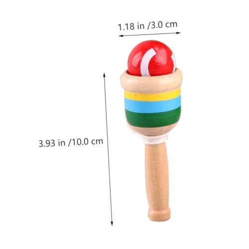 BESPORTBLE 2 Stück Teiliges Holzspielzeug Wurf und Fangspiel Hand Auge Koordination Geschicklichkeitsspiel Pädagogisches für Drinnen und Draußen Geeignet Zufällige Farbe Zufällige Farbe BESPORTBLE 2 Stück Teiliges Holzspielzeug Wurf und Fangspiel Hand Auge Koordination Geschicklichkeitsspiel Pädagogisches für Drinnen und Draußen Geeignet Zufällige Farbe Zufällige Farbe von BESPORTBLE