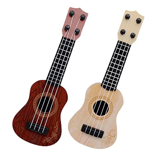 BESPORTBLE 2 Stück Ukulele Teiliges Realistisch Nachgebildetes Musikinstrument aus Sicherem Kunststoff für Mädchen und Jungen zur Musikalischen Früherziehung für Geburtstag und Weihnachten BESPORTBLE 2 Stück Ukulele Teiliges Realistisch Nachgebildetes Musikinstrument aus Sicherem Kunststoff für Mädchen und Jungen zur Musikalischen Früherziehung für Geburtstag und Weihnachten von BESPORTBLE