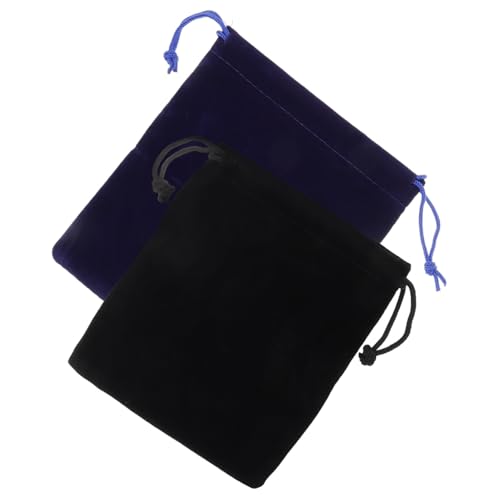 BESPORTBLE 2 Stück Weiche Schützende Würfel Tragetaschen mit Kordelzug Schwarz Blau Vielseitige Aufbewahrung für Kopfhörer Kabel Praktische und Sichere Puzzlebeutel BESPORTBLE 2 Stück Weiche Schützende Würfel Tragetaschen mit Kordelzug Schwarz Blau Vielseitige Aufbewahrung für Kopfhörer Kabel Praktische und Sichere Puzzlebeutel von BESPORTBLE