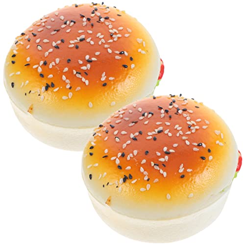 BESPORTBLE 2 Stücke Burger Prop Pu Simulation Burger Pu Simulation Hamburger Realistische Lebensmittel Brot Modell BESPORTBLE 2 Stücke Burger Prop Pu Simulation Burger Pu Simulation Hamburger Realistische Lebensmittel Brot Modell von BESPORTBLE