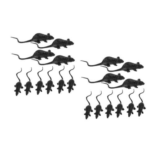 BESPORTBLE 20 Stck. Teiliges Halloween Dekorationsset Simulation Mäuse Tricky Requisiten Realistische Schwarze Ratten für Party Gruselige Deko Haunted House Carnivals BESPORTBLE 20 Stck. Teiliges Halloween Dekorationsset Simulation Mäuse Tricky Requisiten Realistische Schwarze Ratten für Party Gruselige Deko Haunted House Carnivals von BESPORTBLE