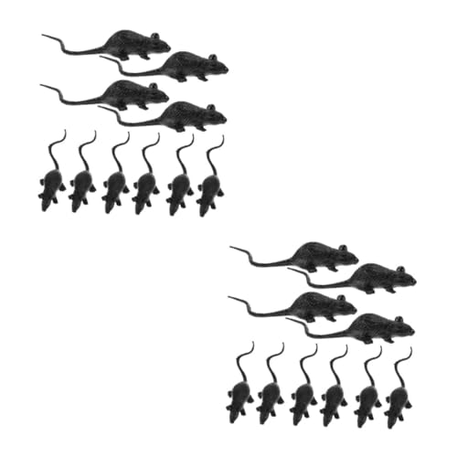 BESPORTBLE 20 Stck. Teiliges Realistische Halloween Deko Simulation Mäuse Schwarz Gruselige Streichspielzeug für Party und Halloween Dekoration BESPORTBLE 20 Stck. Teiliges Realistische Halloween Deko Simulation Mäuse Schwarz Gruselige Streichspielzeug für Party und Halloween Dekoration von BESPORTBLE