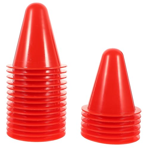 BESPORTBLE 20 Stück Teiliges Trainingshütchen Kleine Bunte Kunststoff Roller Skating Geschicklichkeits Agility Training Robust Kompakt für Indoor Outdoor Sport Verbesserte Sichtbarkeit und BESPORTBLE 20 Stück Teiliges Trainingshütchen Kleine Bunte Kunststoff Roller Skating Geschicklichkeits Agility Training Robust Kompakt für Indoor Outdoor Sport Verbesserte Sichtbarkeit und von BESPORTBLE