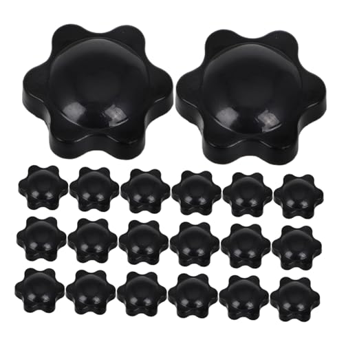 BESPORTBLE 20st Torx- Dreiecksgriff-knopfmutter Monitorschrauben Einstellknopf Klemmknopf Rändelknopf Klemmschraube Gerändelter Griff Griffknopfschraube Gewindeknopf Plastik Black von BESPORTBLE