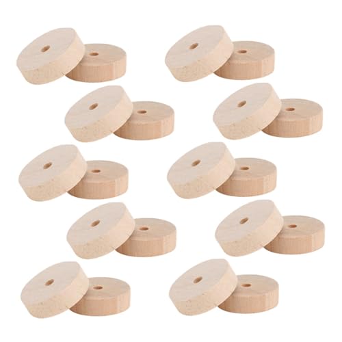 BESPORTBLE 20stücke Holzräder Miniatur Zum Basteln Kleine Dekoration Für Handwerkprojekte Naturmaterial Für Dekore Und DIY Aktivitäten BESPORTBLE 20stücke Holzräder Miniatur Zum Basteln Kleine Dekoration Für Handwerkprojekte Naturmaterial Für Dekore Und DIY Aktivitäten von BESPORTBLE