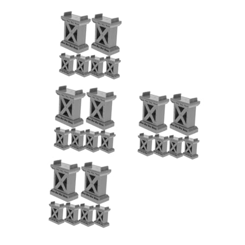 BESPORTBLE 24 Stck. Teiliges Stabile Kunststoff Zugbrückenstützen für Holzeisenbahn Kompatibel mit Holzschienen Spielzeugeisenbahn Zubehör für Fördert Spielerisch Geschicklichkeit und BESPORTBLE 24 Stck. Teiliges Stabile Kunststoff Zugbrückenstützen für Holzeisenbahn Kompatibel mit Holzschienen Spielzeugeisenbahn Zubehör für Fördert Spielerisch Geschicklichkeit und von BESPORTBLE