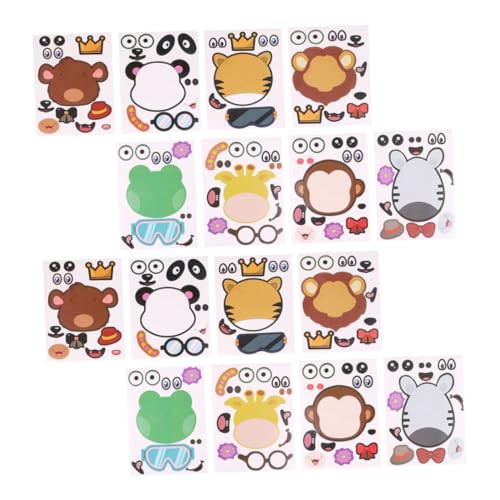 BESPORTBLE 24 Stück Teiliges DIY Tier Aufkleber für Selbstklebende Sticker Basteln und Dekorieren von Taschen Schulmaterialien Wänden als Mitgebsel und Lernhilfe BESPORTBLE 24 Stück Teiliges DIY Tier Aufkleber für Selbstklebende Sticker Basteln und Dekorieren von Taschen Schulmaterialien Wänden als Mitgebsel und Lernhilfe von BESPORTBLE