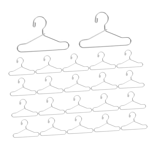 BESPORTBLE 24 Stück Teiliges Mini Kleiderbügel für Puppenkleidung Kleiderbügel Langlebige Mini Wäschebügel für Puppenhäuser und Kleine Figuren Silberfarbene Miniatur Kleiderständer BESPORTBLE 24 Stück Teiliges Mini Kleiderbügel für Puppenkleidung Kleiderbügel Langlebige Mini Wäschebügel für Puppenhäuser und Kleine Figuren Silberfarbene Miniatur Kleiderständer von BESPORTBLE